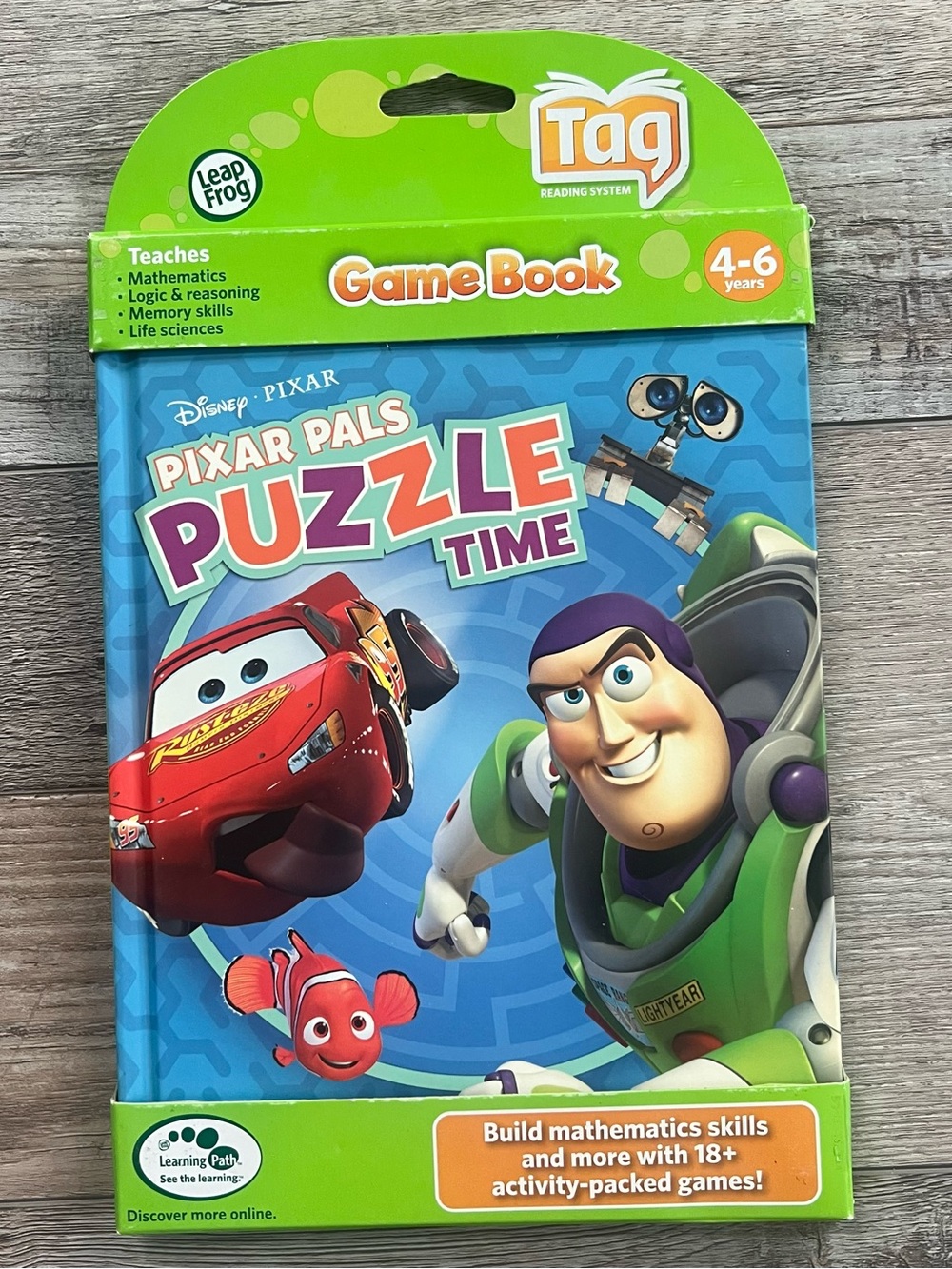 NWT Leap Frog Tag Book- Disney Pixar Pals Puzzle Time